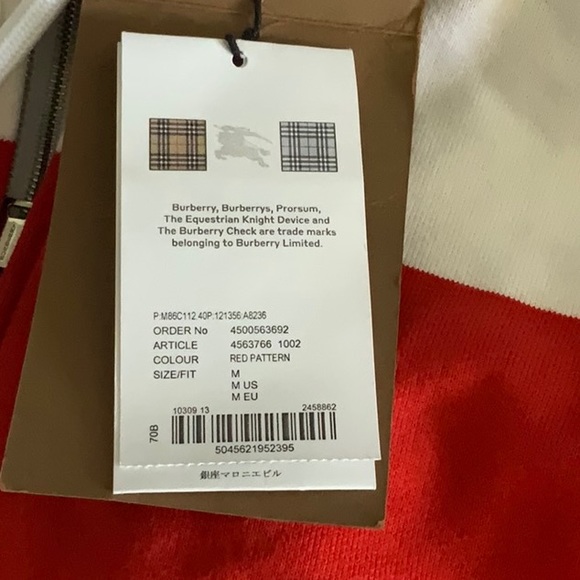 Burberry zipper hoodie - Picture 9 of 10